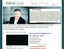 Tablet Screenshot of kubinyitamas.hu